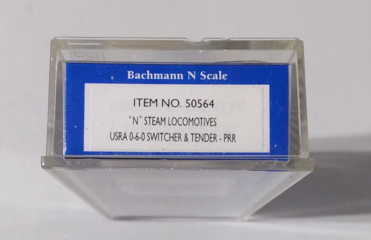 Bachmann 50564 N Pennsylvania USRA 0-6-0 Switcher w/Slope-Back Tender #324
