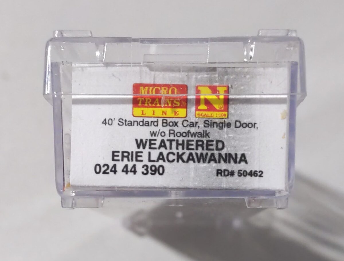 Micro-Trains 02444390 N Erie Lackawanna Weathered 40' Standard Boxcar #50462