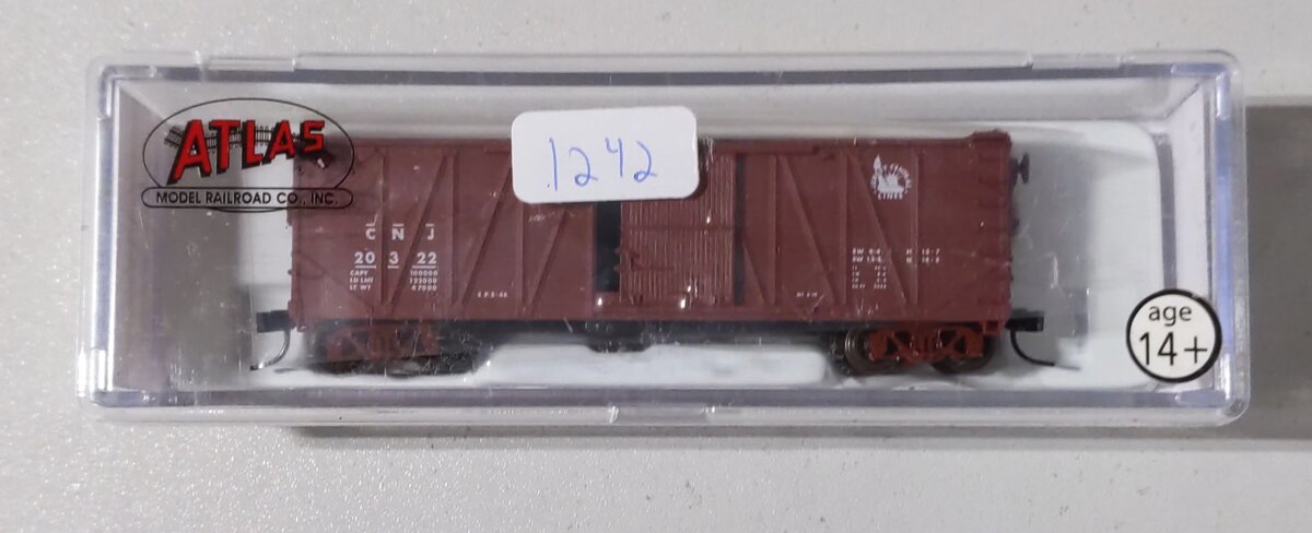 Atlas 41982 N Scale Jersey Central USRA Single Sheath Boxcar #20322