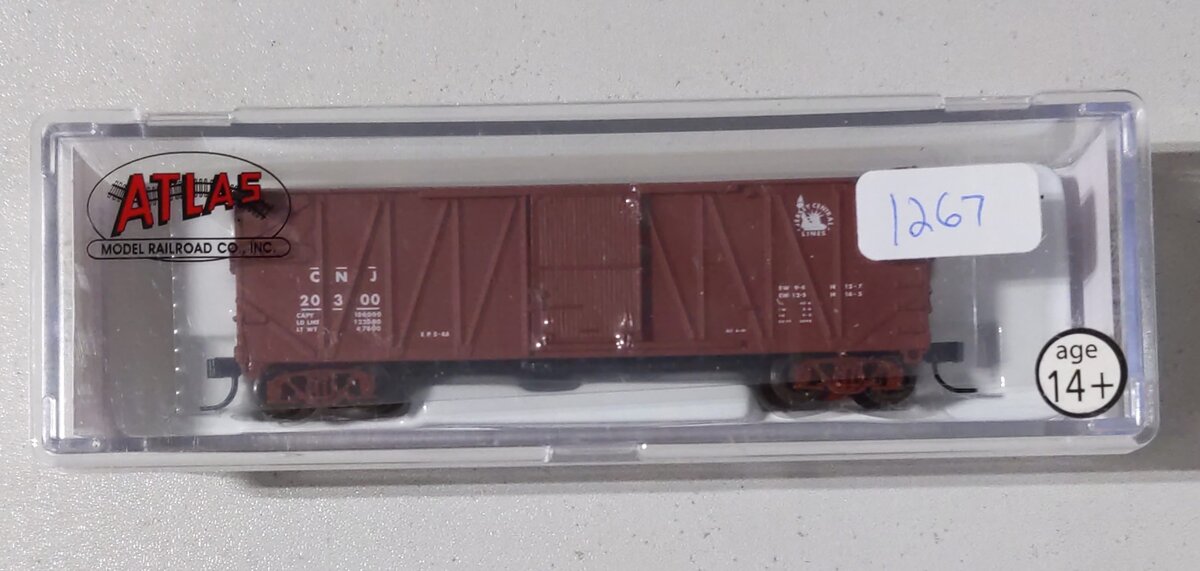 Atlas 41981 N Central Of New Jersey USRA Single Sheath Box #20300