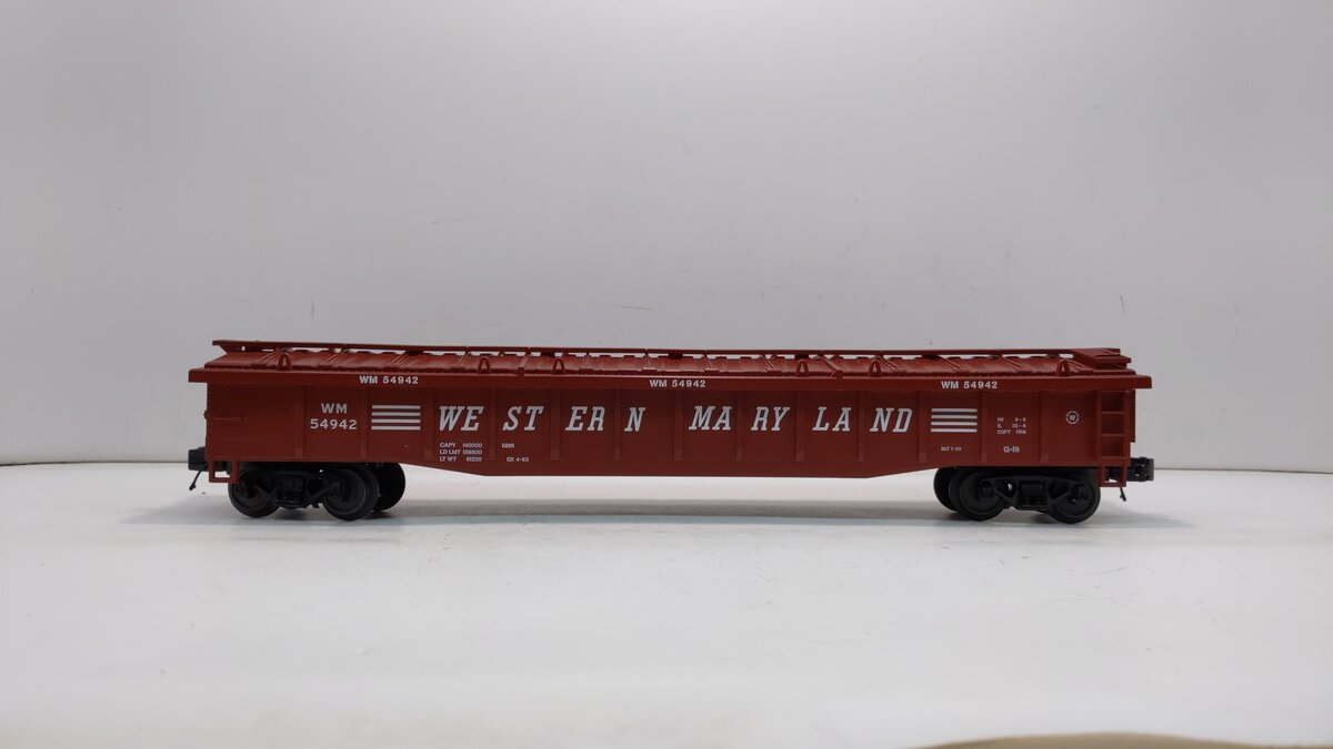 MTH 20-98782 Western Maryland Gondola Car w/Cover #54942