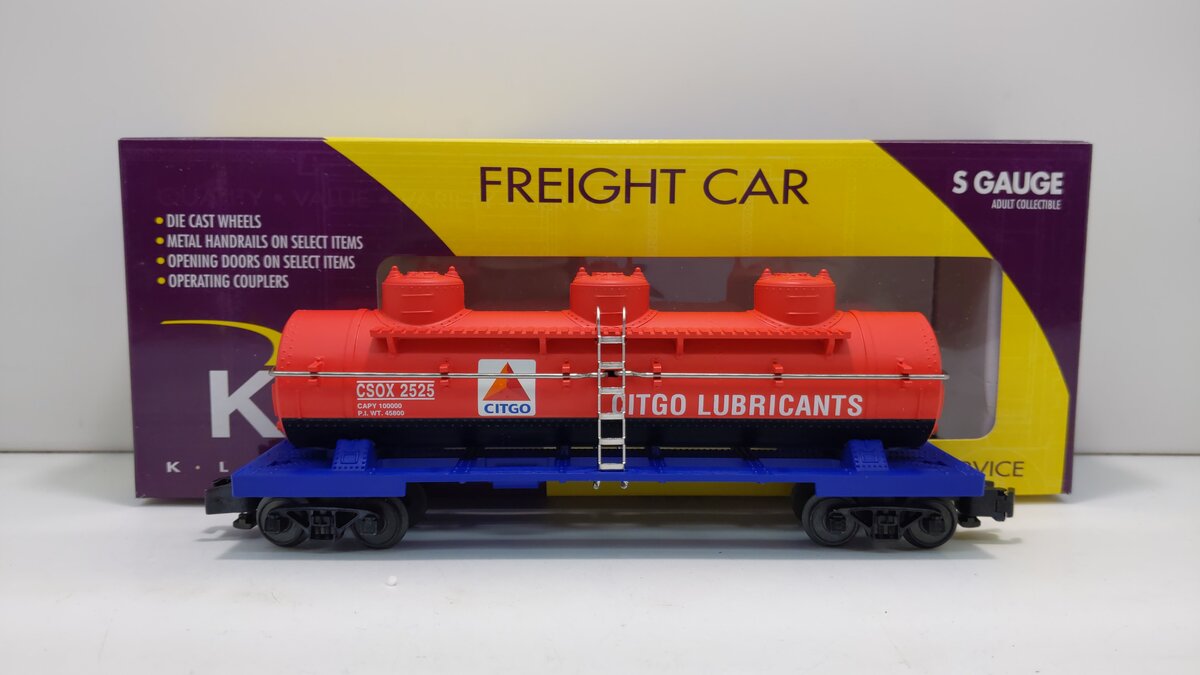 K-Line K511-016 S Gauge Citgo Tank Car