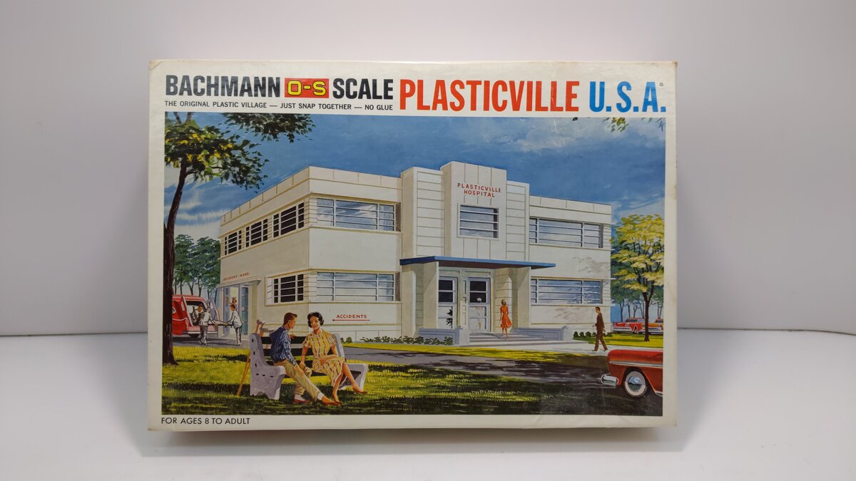 Plasticville HS-6 Vintage O Hospital Kit