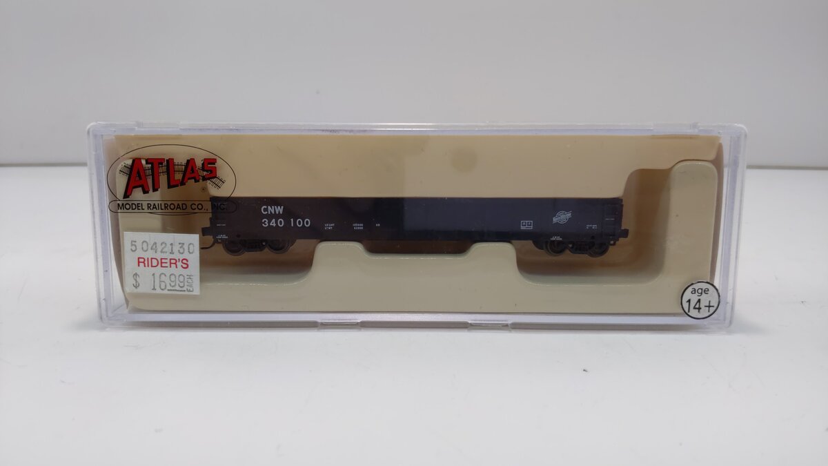 Atlas 45533 N Scale C&NW Evans Gondola #340100