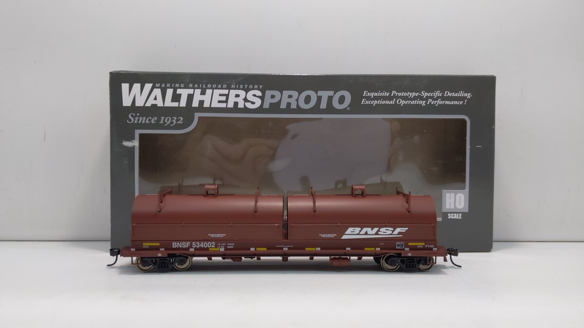 Walthers 920-105237 HO BNSF 50' Evans Cushion Coil Car RTR #534002