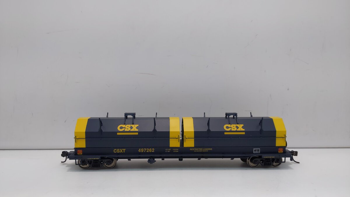 Walthers 920-105244 HO CSX 50' Evans Cushion Coil Car RTR #497262