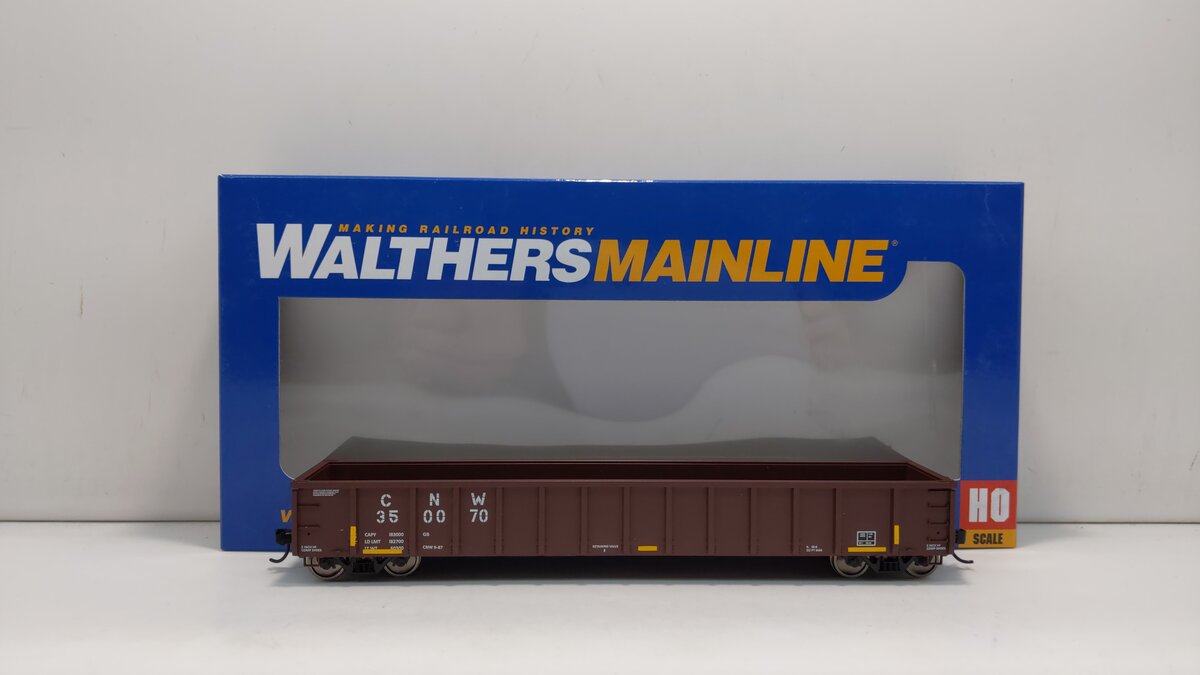Walthers 910-6235 HO Chicago North Western 53' Railgon Gondola #350070