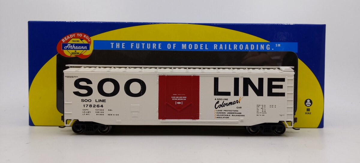 Athearn 71952 HO SOO 50' Smooth Side Plug Door Box #178264