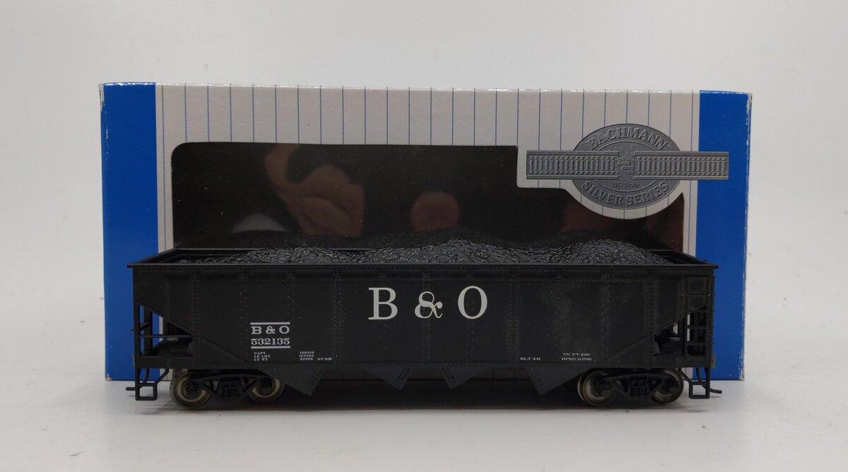 Bachmann 17648 HO Scale Baltimore & Ohio 40' Quad Hopper Large Lettering