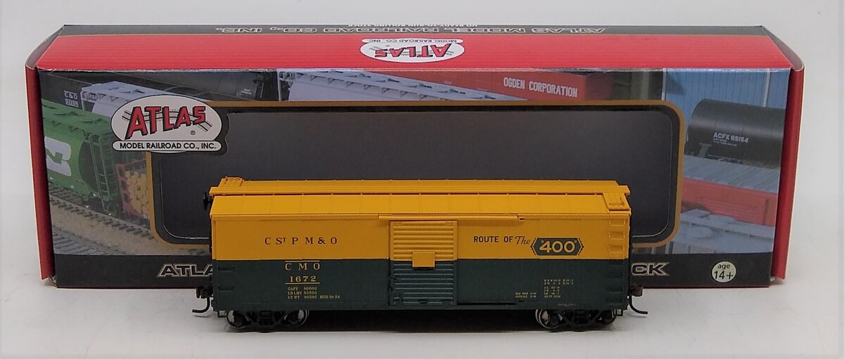 Atlas 6409-1 HO Chicago & North Western USRA Steel Boxcar #1672
