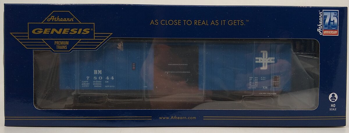 Athearn G26854 HO Boston & Maine 50' SIECO Boxcar #78044