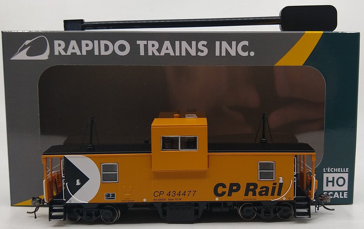 Rapido Trains 110125 HO Canadian Pacific Angus Wide-Vision Caboose #434477