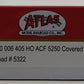 Atlas 20006405 HO Citco Master Plus 5250 Covered Hopper #5322