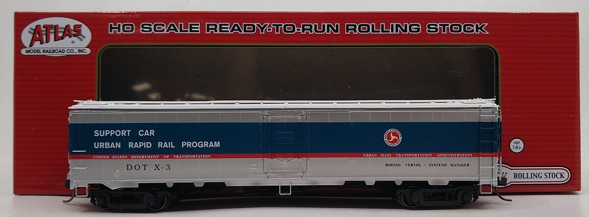 Atlas 20005363 HO US DOT Support Car Steel Express Reefer Car #X-3