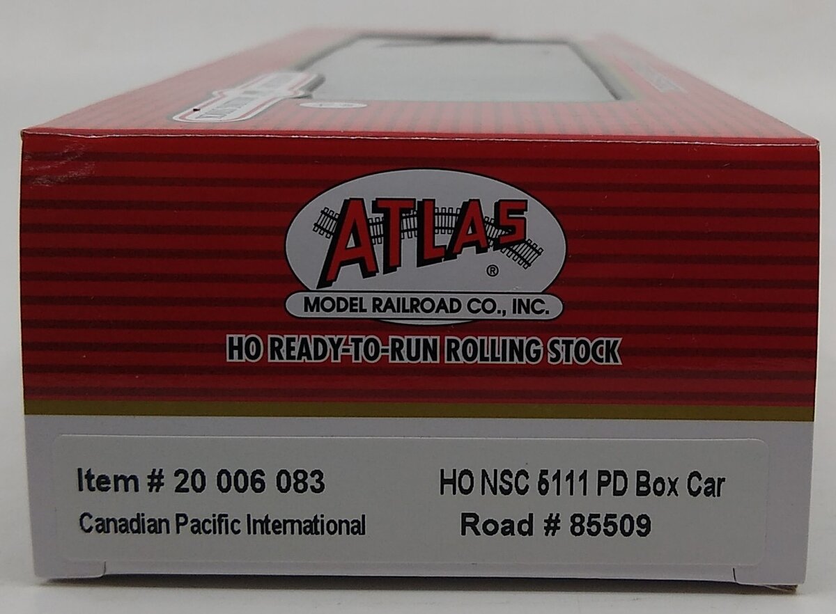 Atlas 20006083 HO CP International NSC 5111 50' Plug-Door Box Car #85509