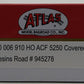 Atlas 20006910 HO Rocor Resins Master Plus RTR 5250 Covered Hopper #945278