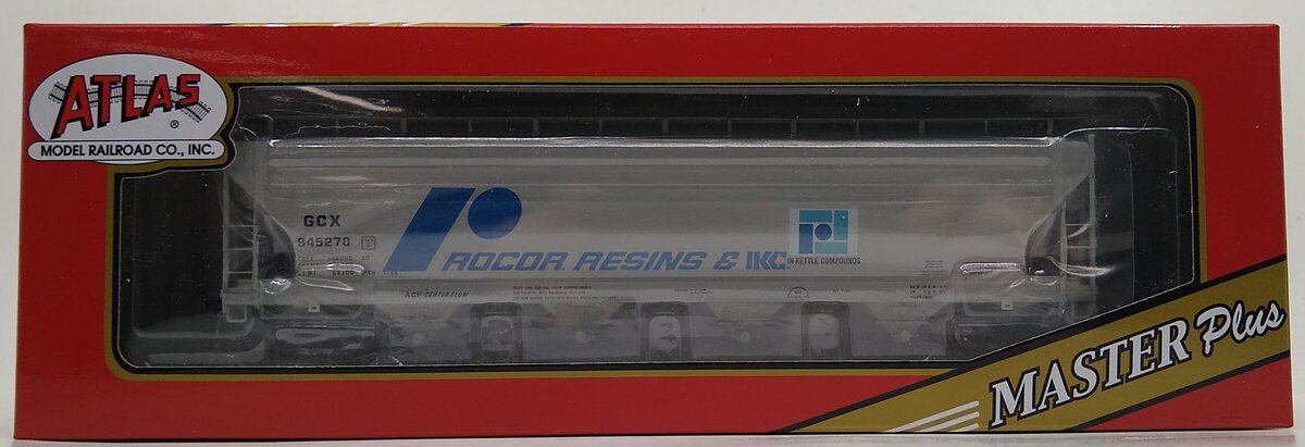 Atlas 20006910 HO Rocor Resins Master Plus RTR 5250 Covered Hopper #945278