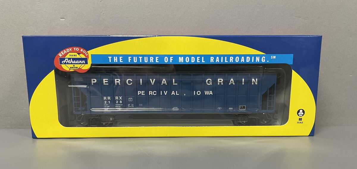 Athearn 73863 HO Percival Grain RTR FMC 4700 Covered Hopper #2128