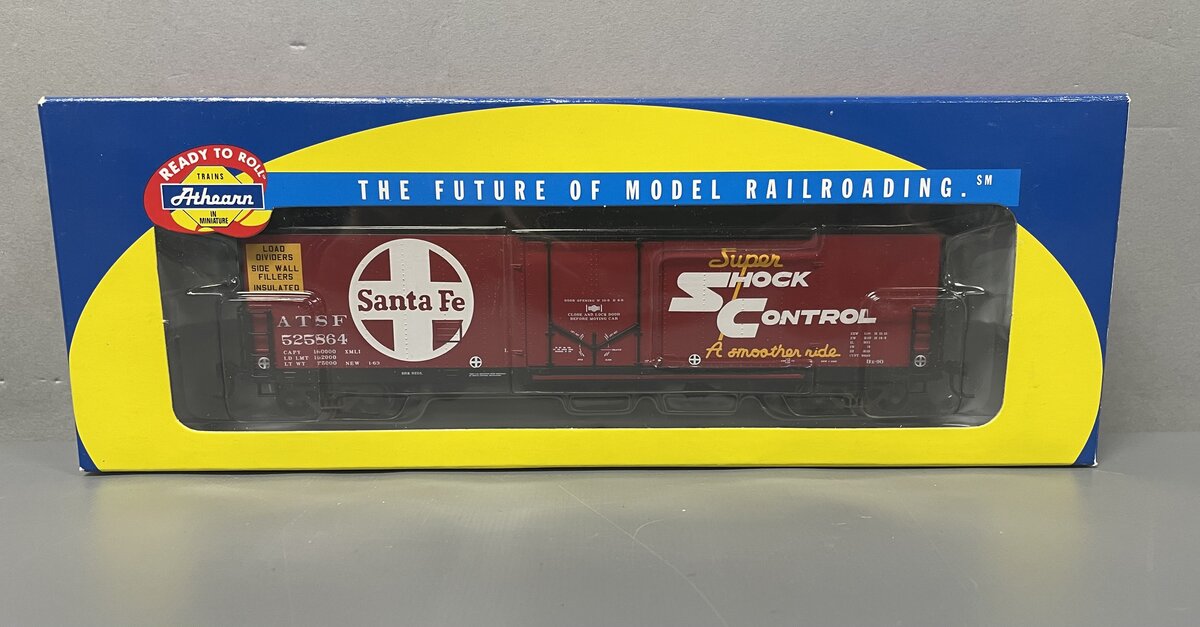 Athearn 74812 HO Santa Fe RTR 50' Youngstown Box Car #525864