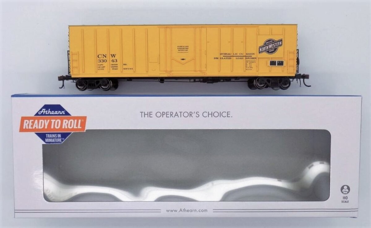 Athearn 14763 HO Chicago & Northwestern 50' NACC Box Car #33043