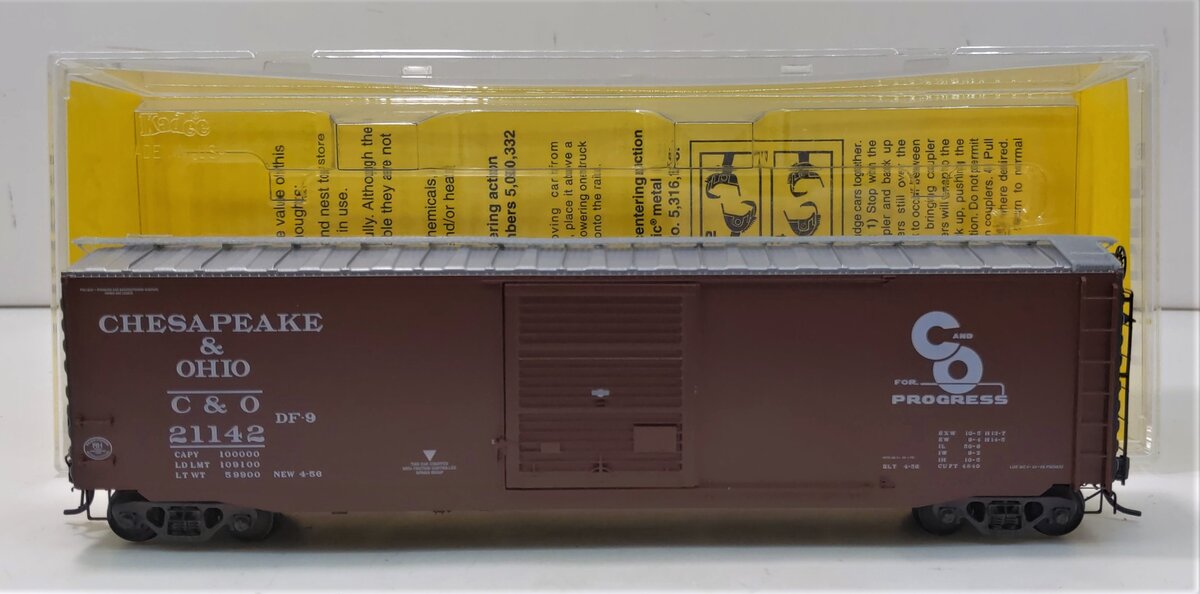 Kadee 6004 HO Chesapeake & Ohio 50' PS-1 Boxcar #21142