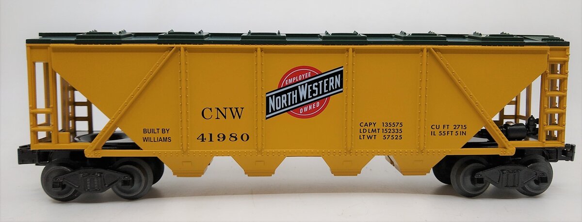 Williams 47613 O Scale Chicago & NorthWestern Quad Hopper #41980