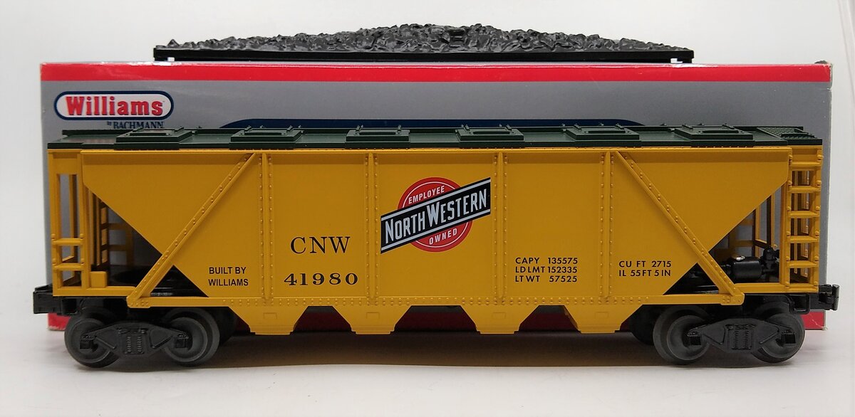 Williams 47613 O Scale Chicago & NorthWestern Quad Hopper #41980