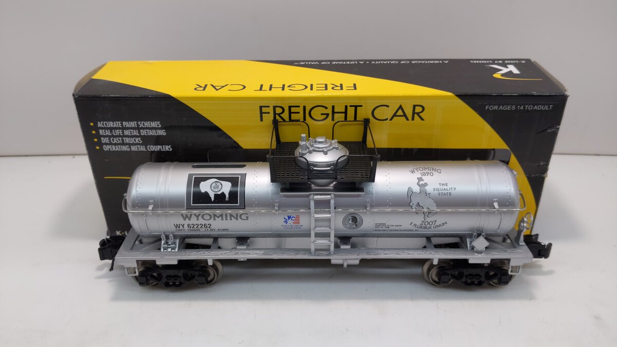Lionel 6-22262 Wyoming Quarter Tank Car Bank