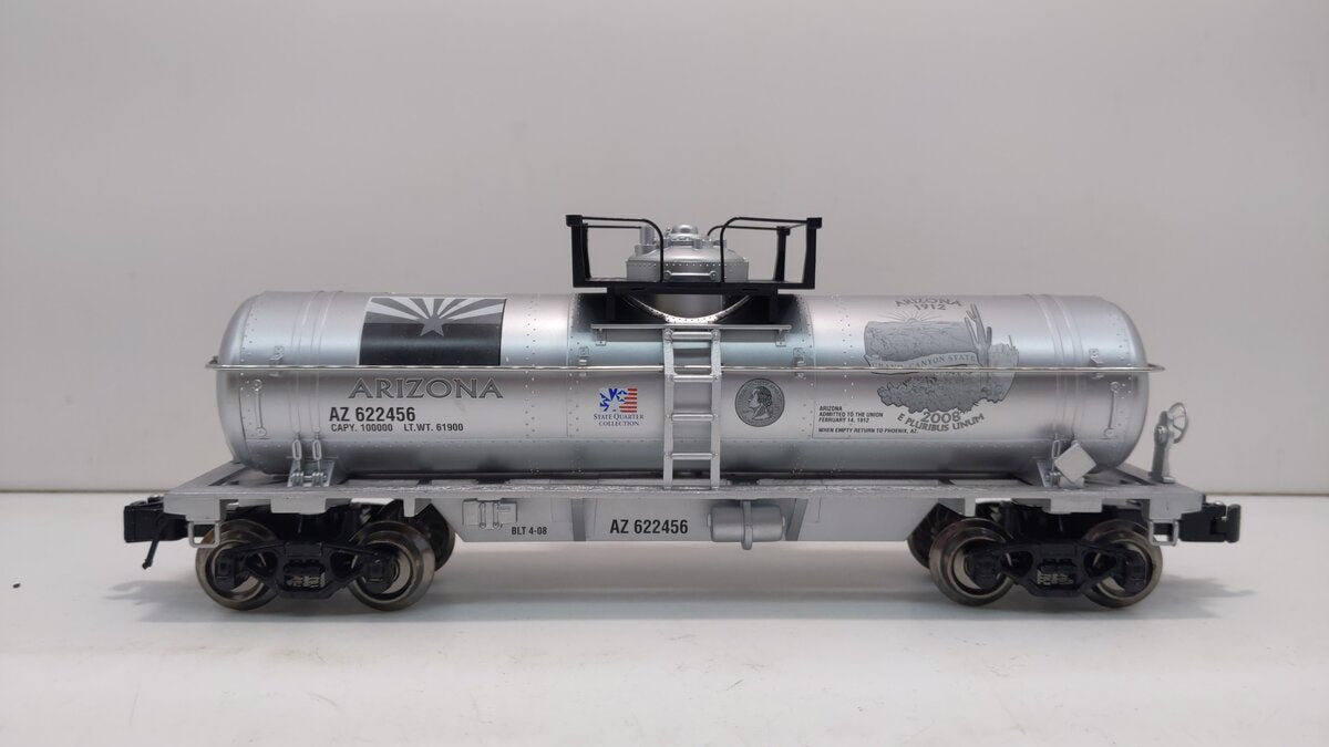 K-Line 6-22456 O Arizona State Quarter Tank Car Bank