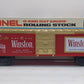 Lionel 6-7708 O Gauge Winston Billboard Reefer Car