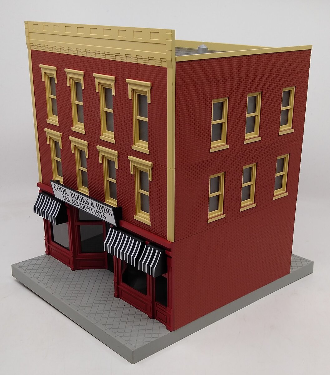 MTH 30-90596 O Cook, Books and Hyde Tax Accountants 3-Story City Building 1