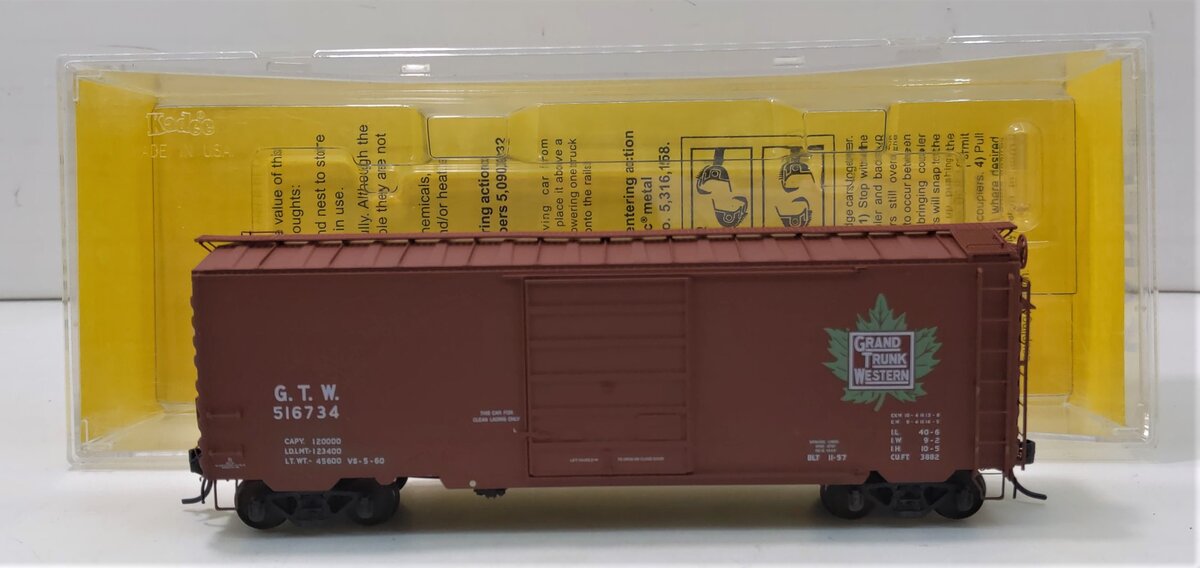 Kadee 5211 HO Grand Trunk Western 40' PS-1 Boxcar #516734