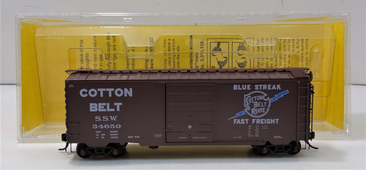 Kadee 5210 HO Cotton Belt 40' PS-1 Boxcar #34650