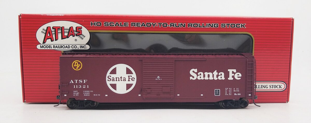 Atlas 20001847 HO ATSF 50' Single Door Box Car #11321