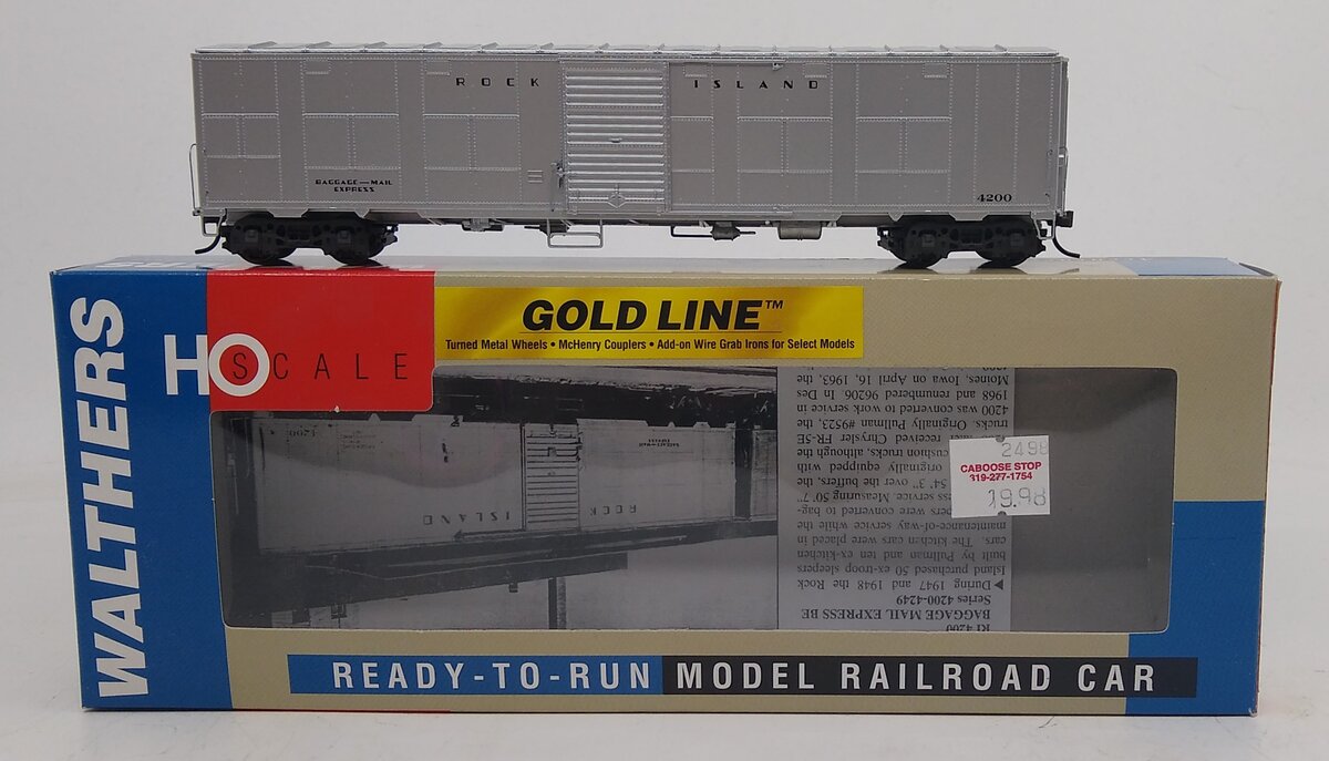 Walthers 932-4164 HO NYC/RI Style Troop Conversion Express Car