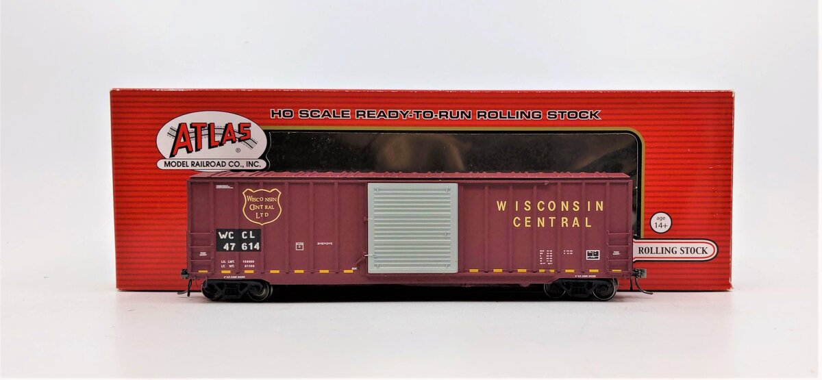 Atlas 20002407 HO Wisconsin Central/WCCL 50' Berwick Boxcar #47614