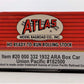 Atlas 20000332 HO Scale Union Pacific ARA Boxcar #182500