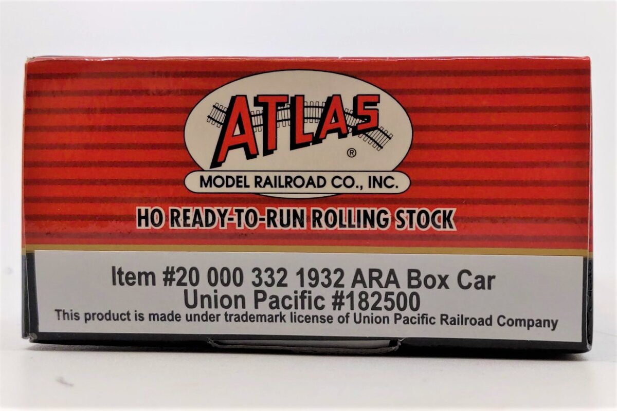 Atlas 20000332 HO Scale Union Pacific ARA Boxcar #182500