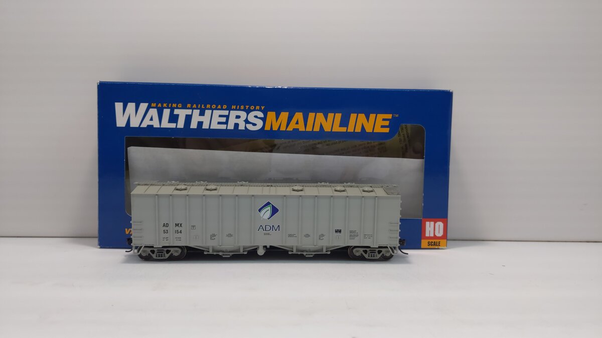 Walthers 910-7205 HO ADM 50' 2-Bay Airslide Covered Hopper #53154