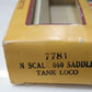 Life Like 7781 N Atchison, Topeka & Santa Fe 0-6-0 Saddle Tank Locomotive