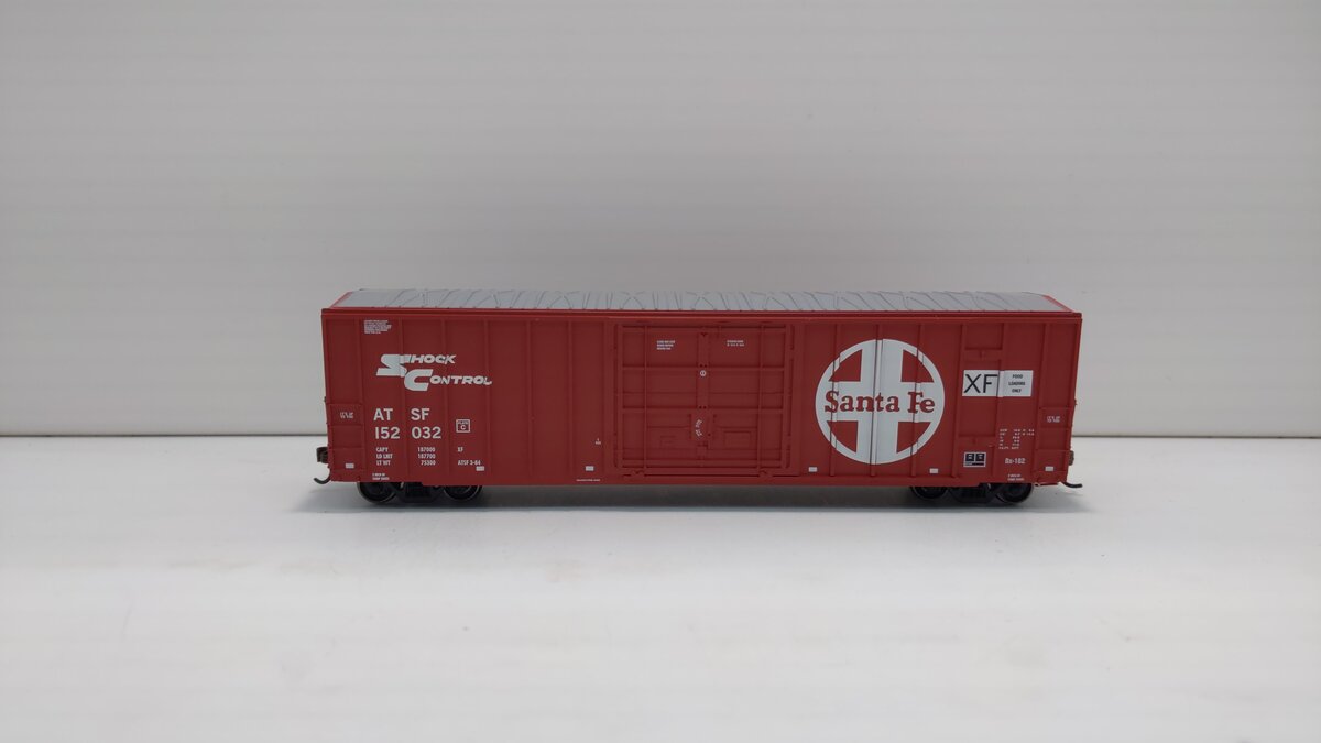 Athearn 87435 HO Santa Fe RTR 50' FMC Superior Plug Door Box #152032