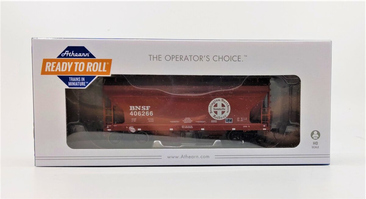 Athearn 93982 HO BNSF ACF 2970 Covered Hopper  #406266