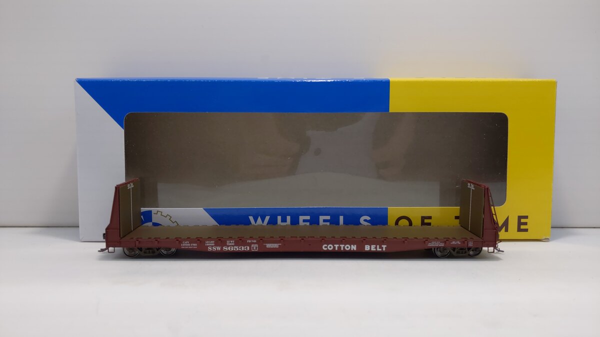 Wheels of Time 40053 HO St. Louis & Southwestern Gun 62' BH Flat #86533