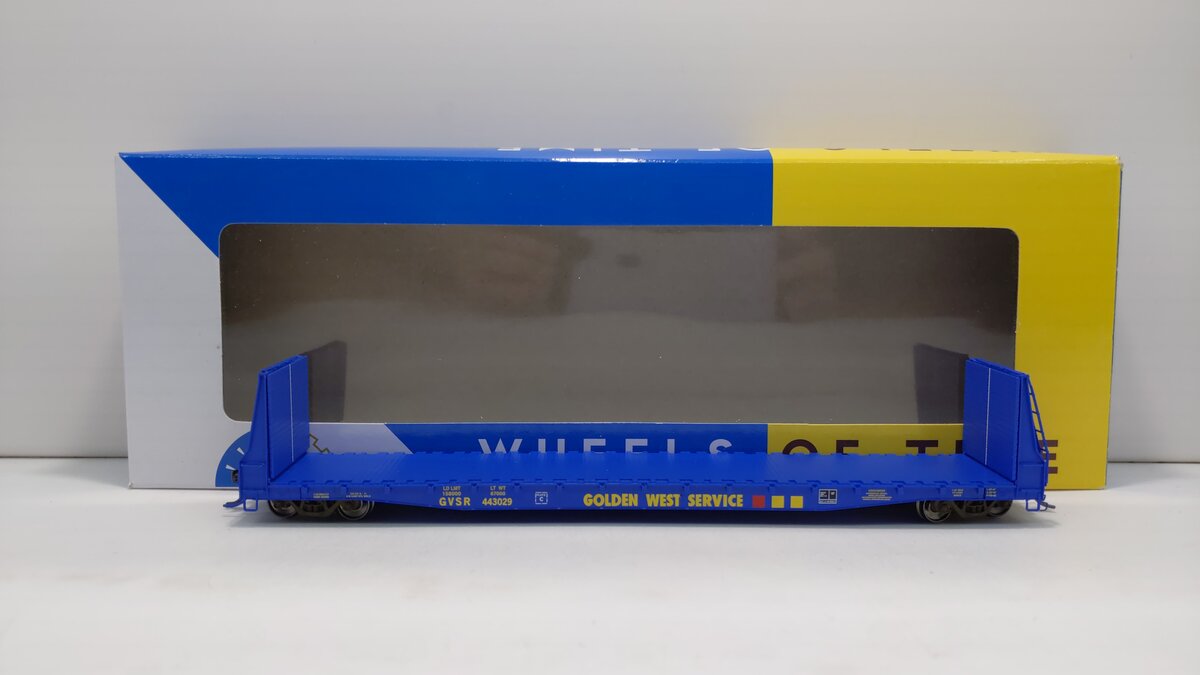 Wheels of Time 40039 HO Golden West Service Gun 62' BH Flatcar #443029