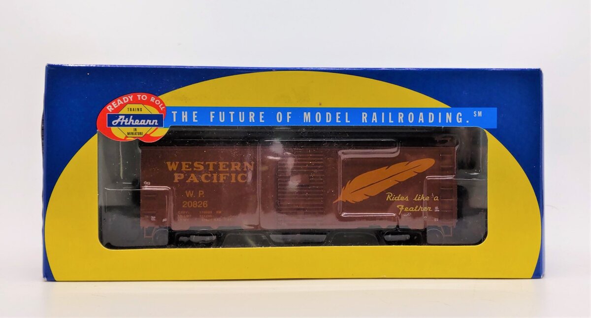 Athearn 70442 HO Western Pacific 40' Box Car Youngstown Door #20826