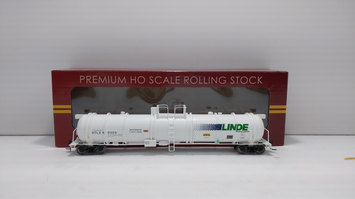 Broadway Limited 6111 HO Linde High-Capacity Cryogenic Tank Car Ready to Run