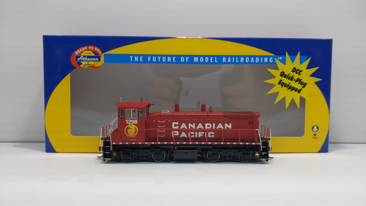 Athearn 96661 HO Canadian Pacific Rail RTR SW1500 Diesel Locomotive #1298