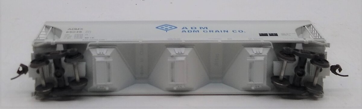 Atlas 20000066 HO Scale ADM Transportation ACF 3 Bay Centerflow Hopper #65035