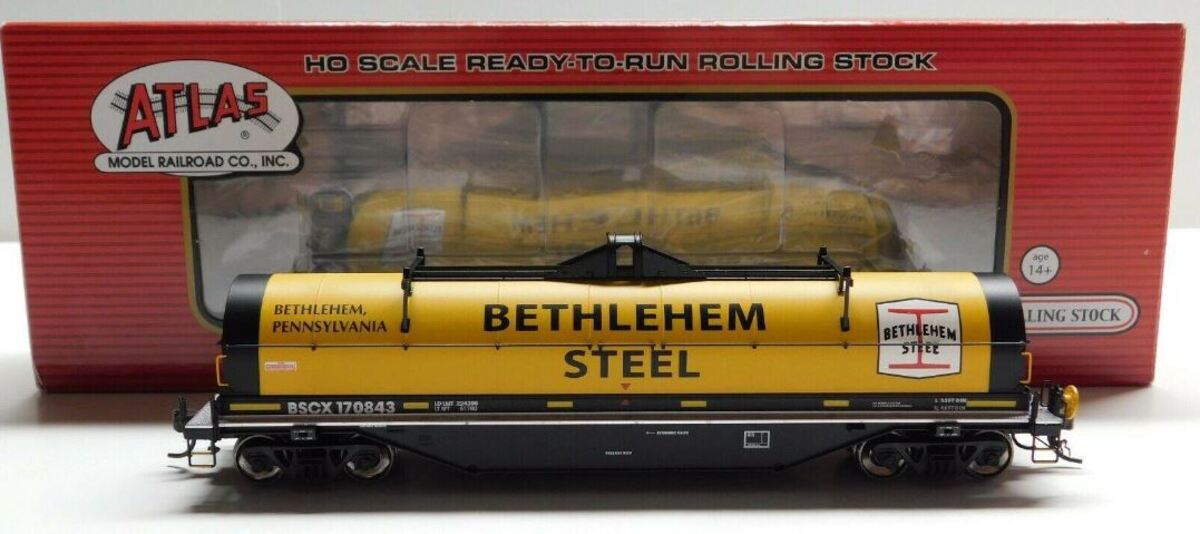 Atlas 20003950 HO Bethlehem Steel 42' Coil Steel Cars #170843