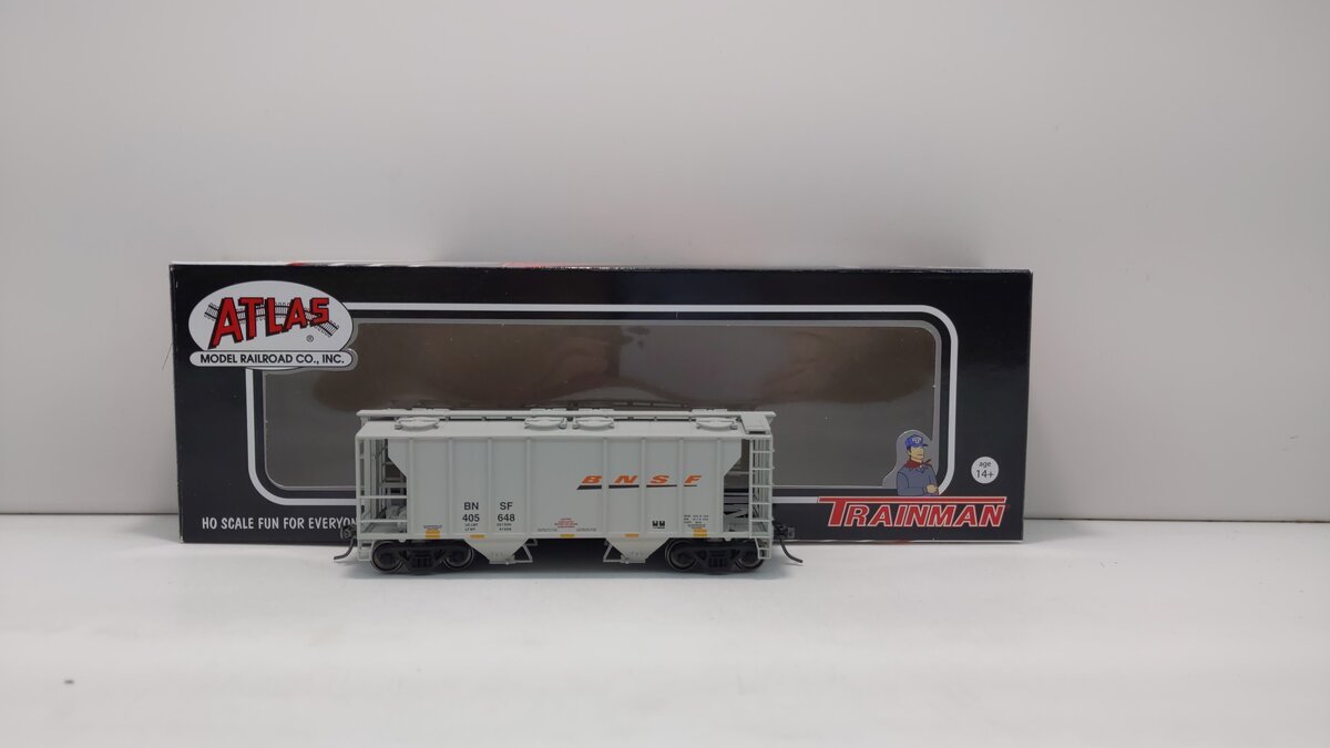 Atlas 20003203 HO Scale Burlington Northern Santa Fe PS-2 Covered Hopper #405648